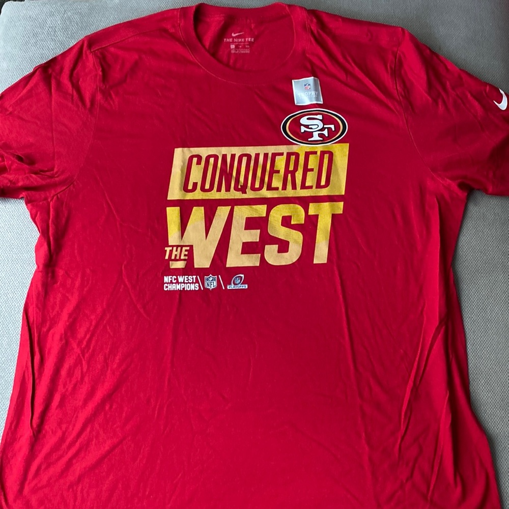 Brand new 49ers nfc west champs shirt